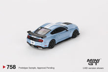 Load image into Gallery viewer, (Preorder) Mini GT 1:64 Ford Mustang Shelby GT500 Heritage Edition – blue – MiJo Exclusives