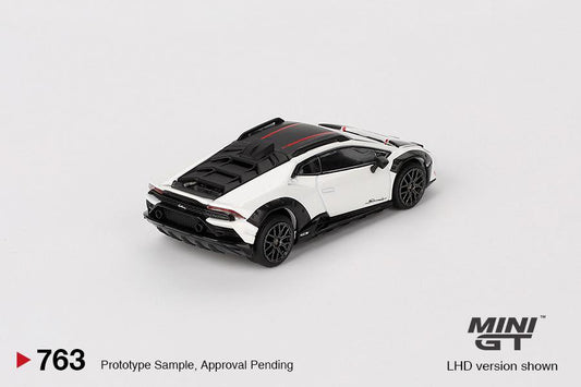 Mini GT 1:64 Lamborghini Huracán Sterrato – Bianco Asopo – MiJo Exclusives