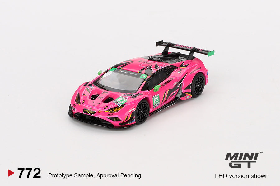 Mini GT 1:64 Lamborghini Huracan GT3 EVO2 #83 Iron Dames IMSA 2023 Daytona 24 Hrs
