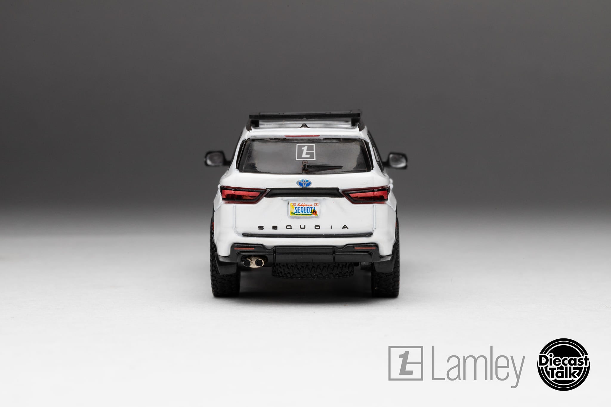 ミニカー GCD DIECAST TALK X LAMLEY EXCLUSIVE DiecastTalk x Lamley GCD 1/64 Toyota Sequoia TRD PRO Ice Cap White Ltd