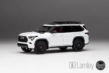 Load image into Gallery viewer, DiecastTalk x Lamley GCD 1/64 Toyota Sequoia TRD PRO Ice Cap White Ltd 804pcs