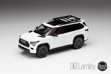 Load image into Gallery viewer, DiecastTalk x Lamley GCD 1/64 Toyota Sequoia TRD PRO Ice Cap White Ltd 804pcs