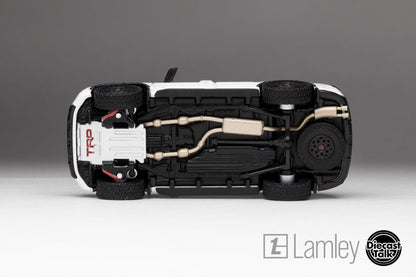 DiecastTalk x Lamley GCD 1/64 Toyota Sequoia TRD PRO Ice Cap White Ltd 804pcs