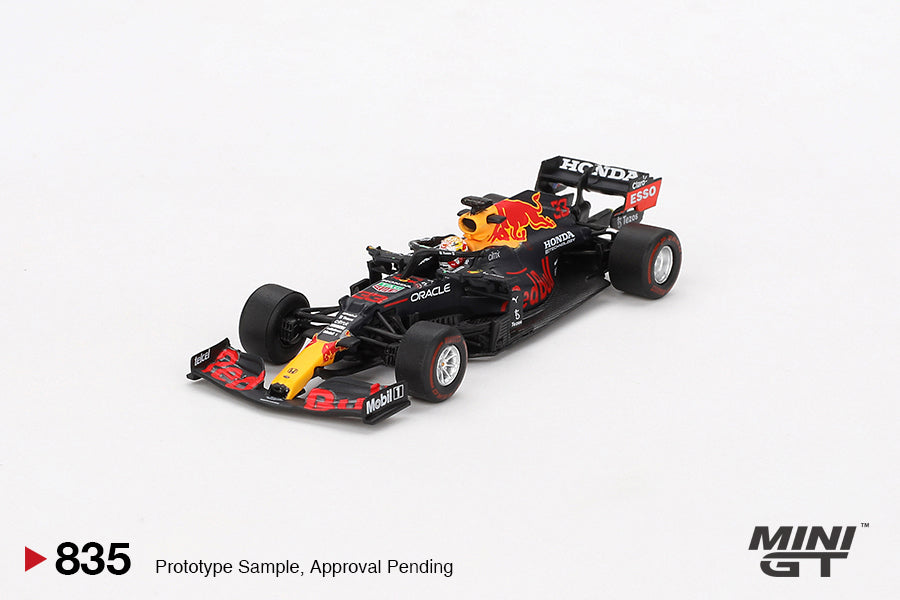 (Preorder) Mini GT 1:64 Red Bull RB16B #33 Max Verstappen 2021 Abu Dhabi Grand Prix  Winner – Limited Edition