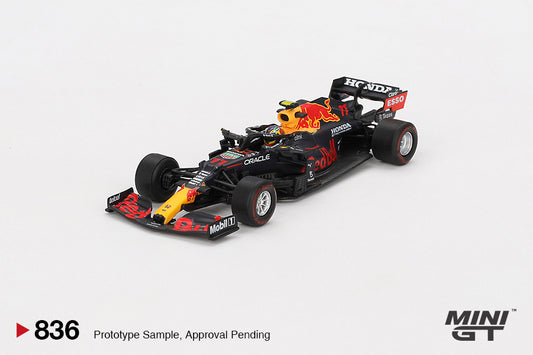 Mini GT 1:64 Red Bull RB16B #11 Sergio Pérez  2021 Azerbaijan Grand Prix Winner – Limited Edition