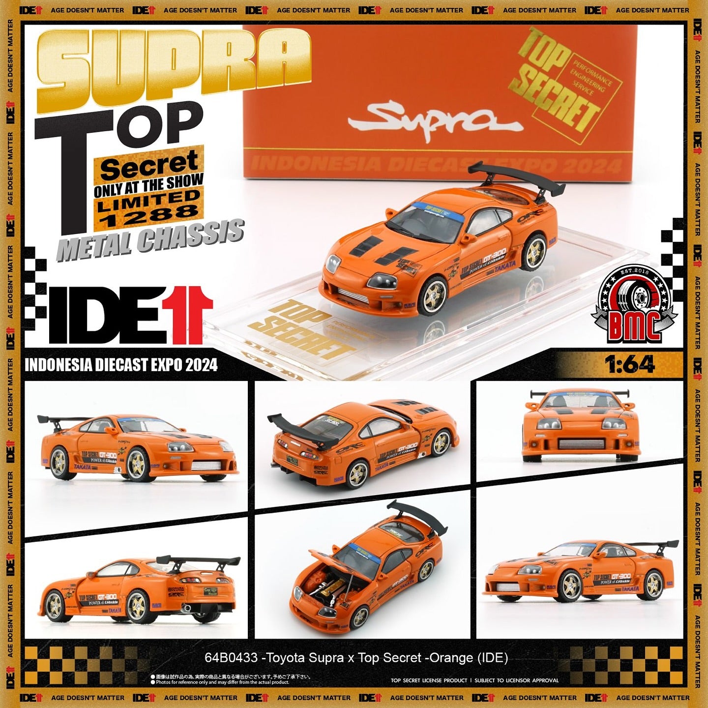 bmc 1/64 トップシークレット スープラ ＆ マツダ 787b MY MINI CAR WORLD』UNBOXING BMC 1/64 TOP SECRET GT-300 SUPRA