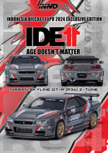 Load image into Gallery viewer, Inno64 1:64 NISSAN SKYLINE GT-R (R34) Z-Tune  Indonesia Diecast Expo 2024 Exclusive Edition