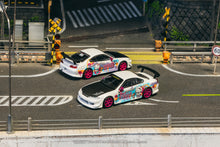 Load image into Gallery viewer, Tarmac Works 1:64 VERTEX Nissan Silvia S15 Hello Kitty Drift Car IDE Limited Edition