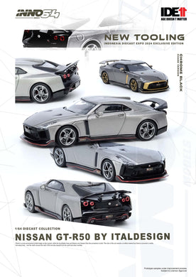 Inno64 1:64 NISSAN GT-R50 By Italdesign  Indonesia Diecast Expo 2024 Exclusive Edition