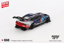 Load image into Gallery viewer, (Preorder) Mini GT 1:64 Ford Mustang GT3 #64 Ford Multimatic Motorsports 2024 IMSA Daytona 24Hrs