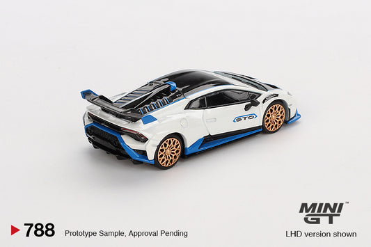 Mini GT 1:64 Lamborghini Huracán STO – Bianco Asopo