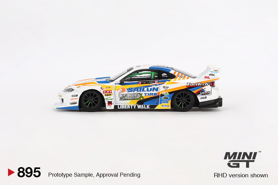 Mini GT 1:64 Nissan LB-Super Silhouette S15 SILVIA #555 2023 Mini GT 1:64 Nissan LB-Super Silhouette S15 SILVIA #555 2023