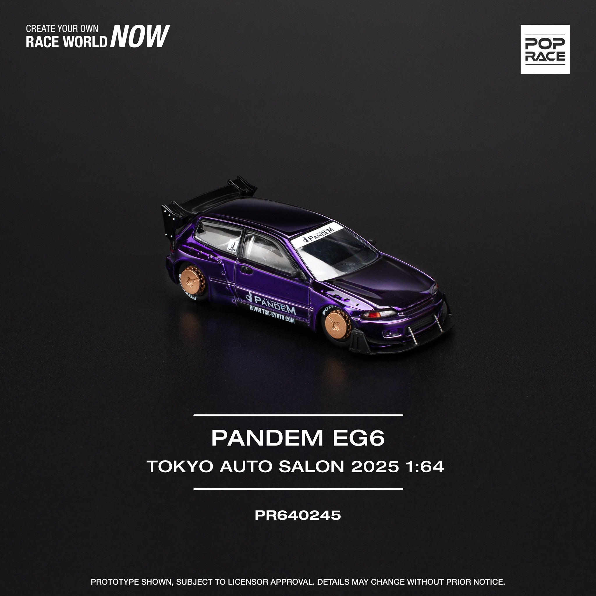 東京オートサロン 2025限定 POP RACE パンデム シビック EG6