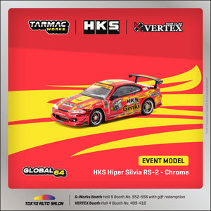 Tarmac Works 1/64 Tokyo Auto Salon 2025  HKS Hiper Silvia RS-2