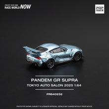 Load image into Gallery viewer, Poprace 1/64 Tokyo Auto Salon 2025 Pandem Supra Silver