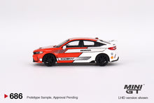 Load image into Gallery viewer, (Preorder) Mini GT 1:64 2023 Honda Civic Type-R Pace Car Red White – MiJo Exclusives