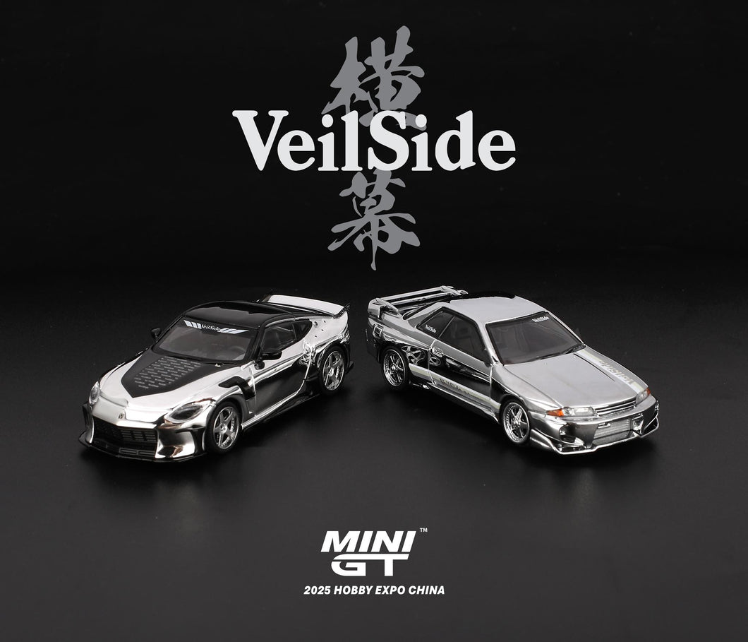MiniGT 1/64 VeilSide Hobby Expo China 2025 Chrome Set