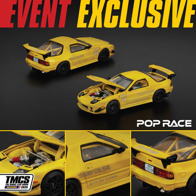 Poprace 1/64 MAZDA RX-7 FC3S RE-Amemiya – Yellow TMCS Exclusive