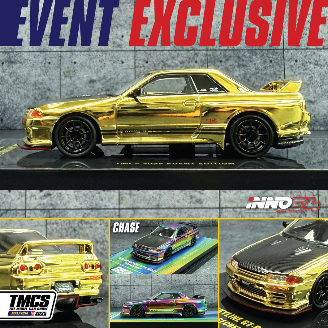 TMCS マレーシア展示会場限定品　スカイラインGTR R32ゴールドミニカー TMCS マレーシア展示会場限定品 スカイラインGTR R32ゴールド