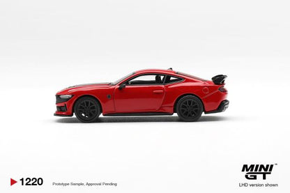 Mini GT 1:64 Ford Mustang Dark Horse Race Red