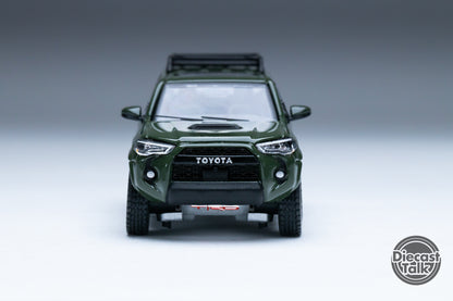 GCD DiecastTalk Exclusive 1/64 Toyota 4Runner TRD PRO Army Green Ltd 1008pcs