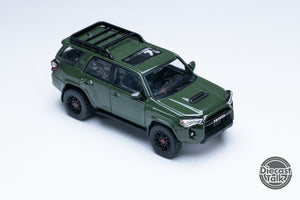 GCD DiecastTalk Exclusive 1/64 Toyota 4Runner TRD PRO Army Green Ltd 1008pcs