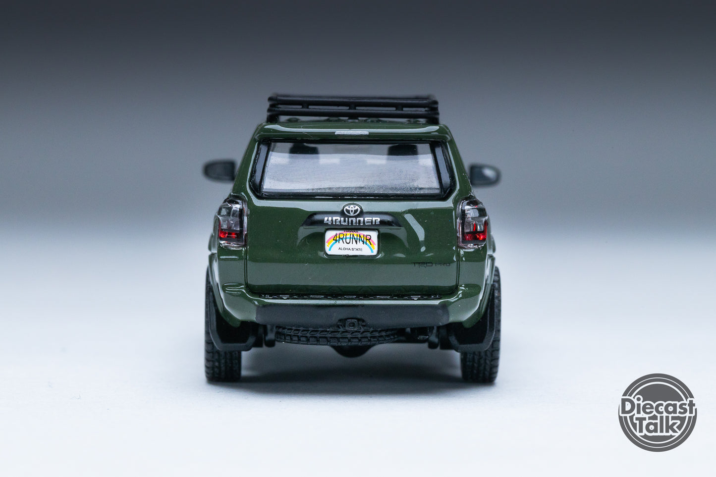 GCD DiecastTalk Exclusive 1/64 Toyota 4Runner TRD PRO Army Green Ltd 1008pcs