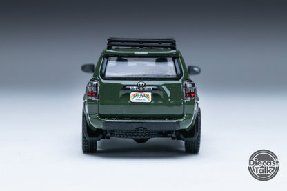 GCD DiecastTalk Exclusive 1/64 Toyota 4Runner TRD PRO Army Green Ltd 1008pcs