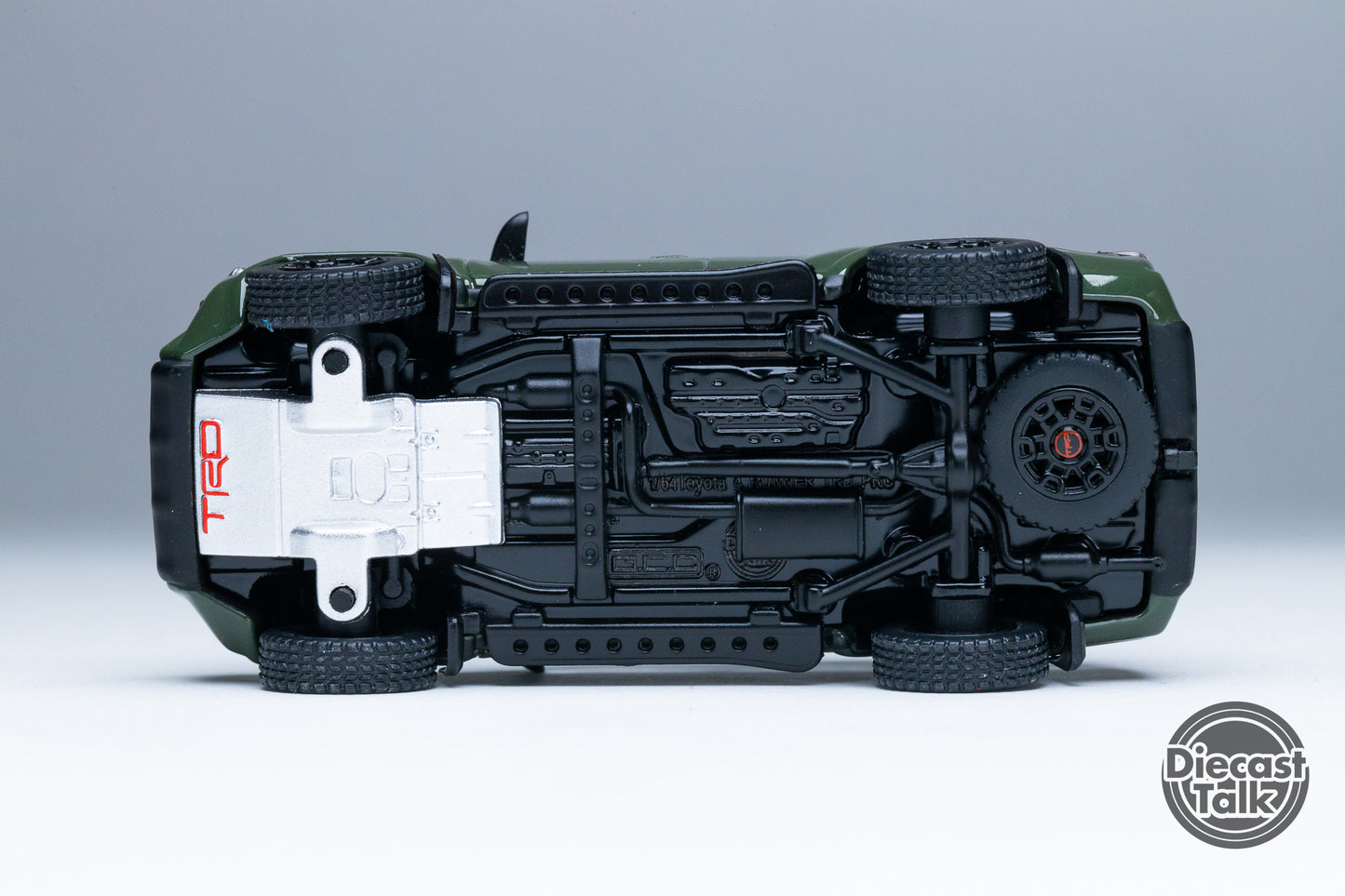 GCD DiecastTalk Exclusive 1/64 Toyota 4Runner TRD PRO Army Green Ltd 1008pcs
