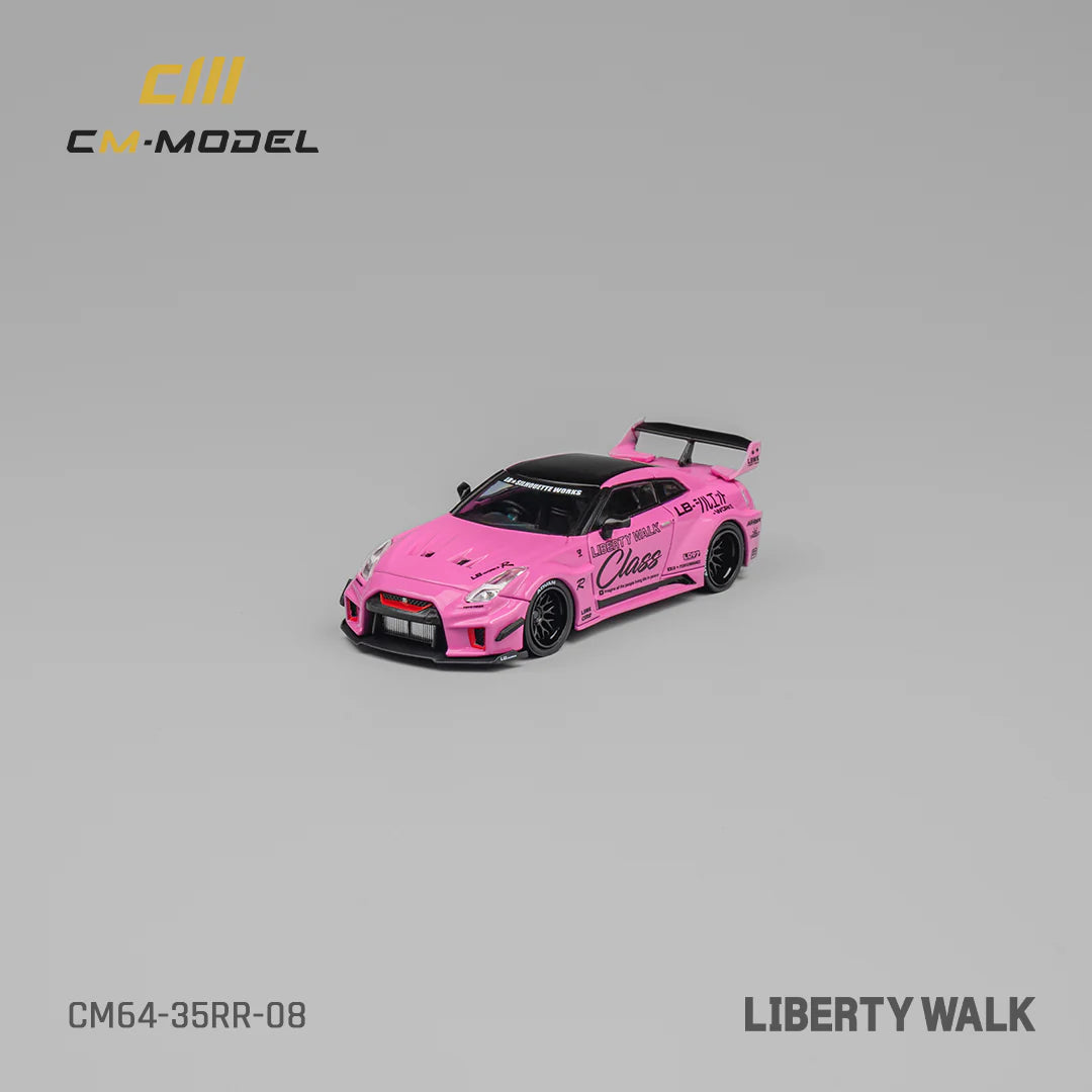 CM Model 1:64 Nissan LBWK GT35RR Pink – DiecastTalk