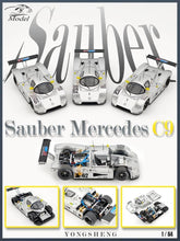 Load image into Gallery viewer, YS Model 1/64 Mercedes-Sauber C9 1989