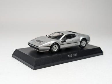 KYOSHO 1:64 Ferrari 11 Minicar Collection 512 BBi Silver