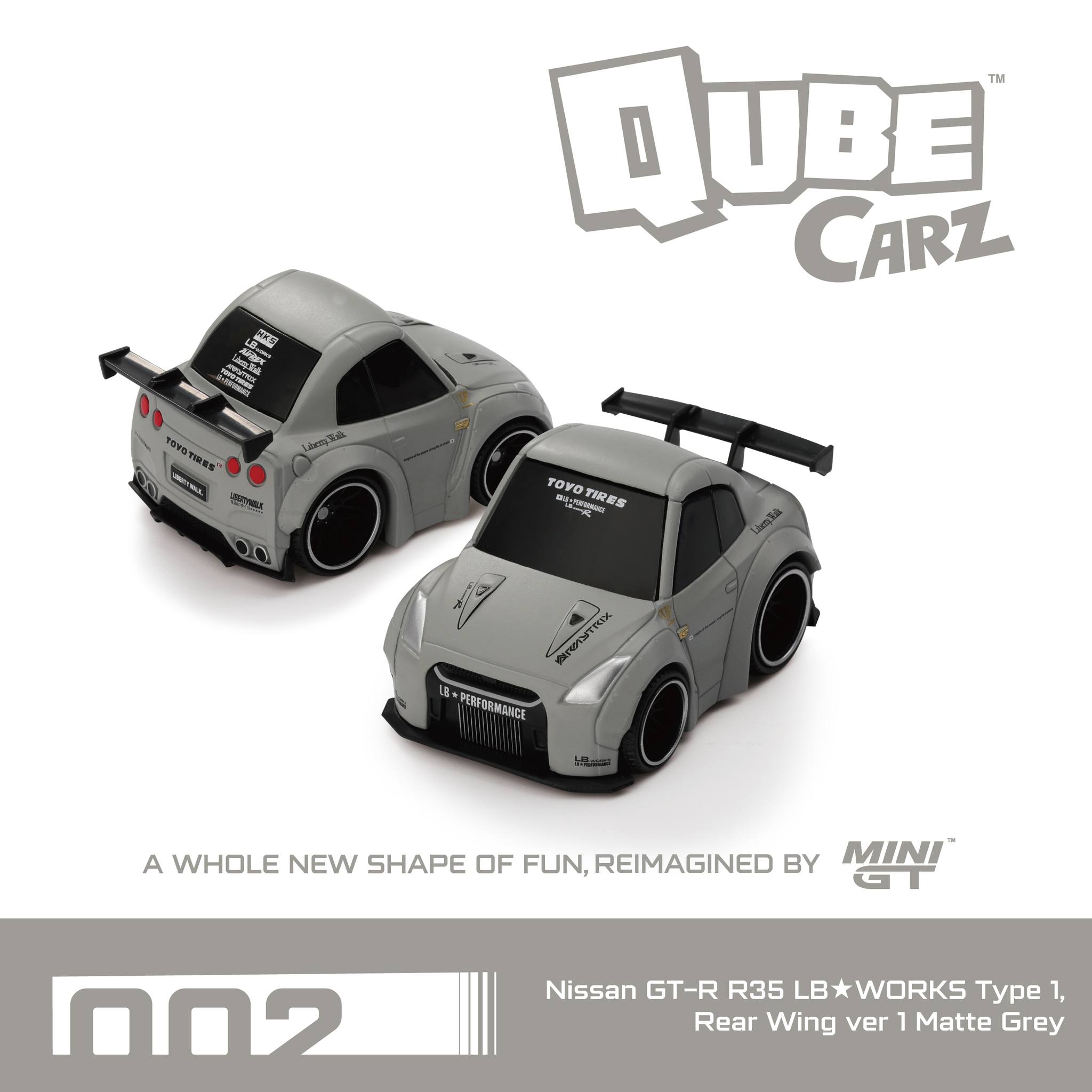 Preorder) Mini GT QubeCarz Series 1 Liberty Walk Assortment