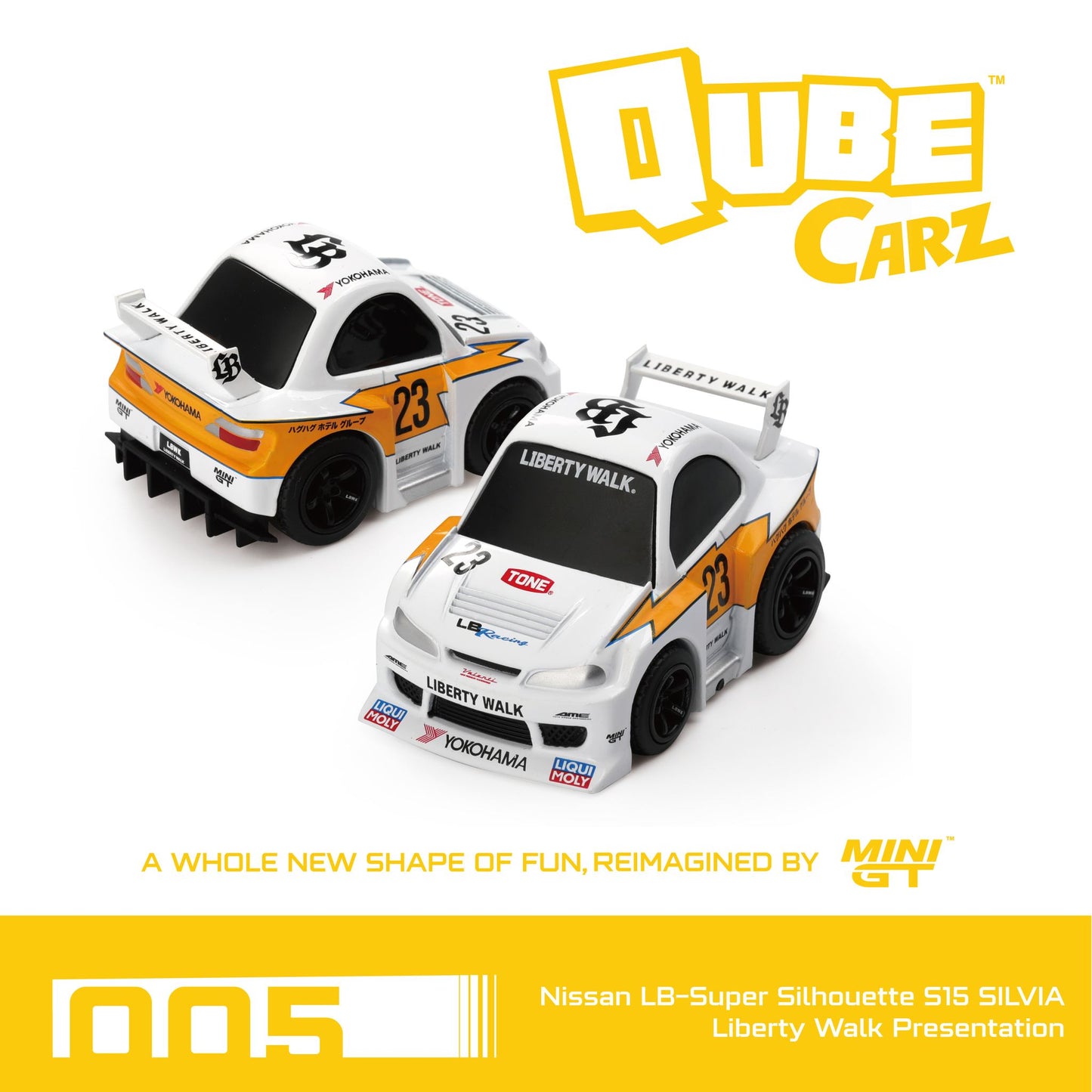 (Preorder) Mini GT QubeCarz Series 1 Liberty Walk Assortment