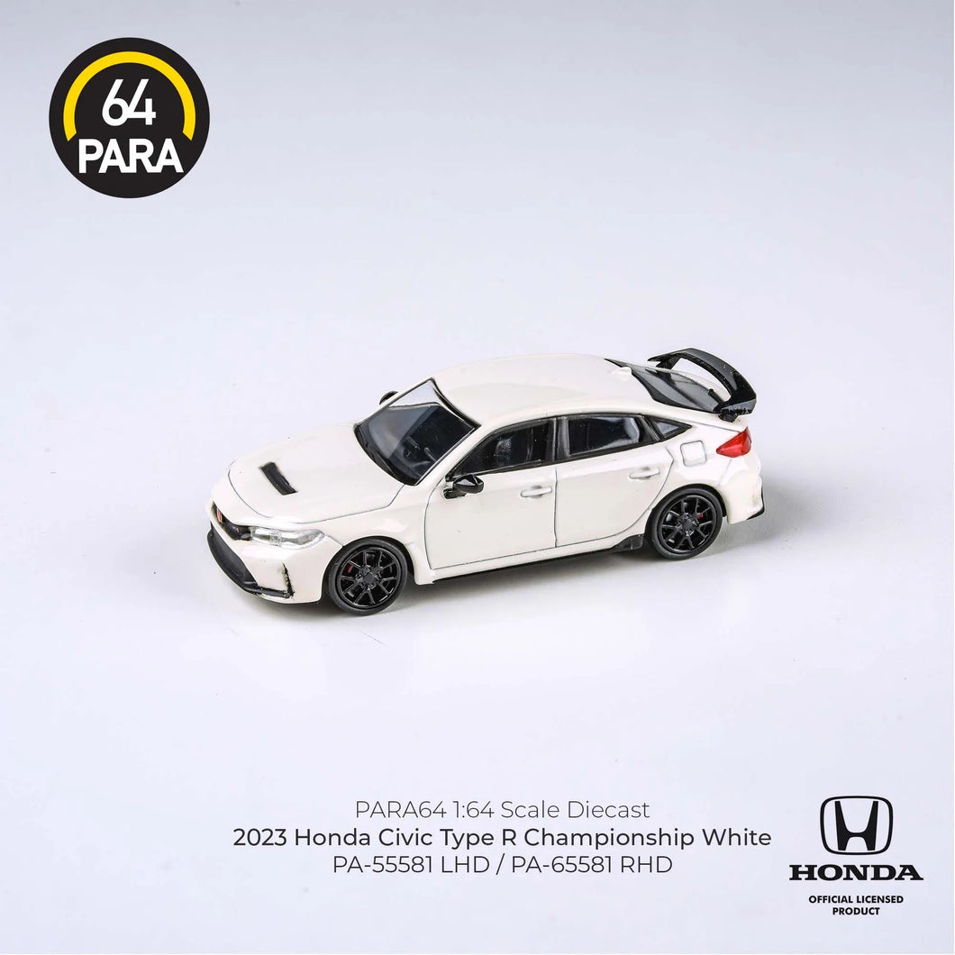 Para64 1:64 2023 Honda Civic Type R FL5 – Championship White – PA-55581/WHITE