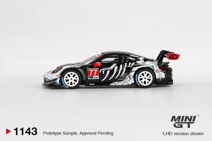 MiniGT 1:64 Porsche 911 GT3 R #77 AO Racing 2025 IMSA Petit Le Mans