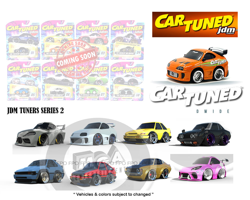 ミニカー CARTUNED 1:64 SERIES 2 CarTuned Series 2 Hobby Alternate Assortment 2024 Diecast 1