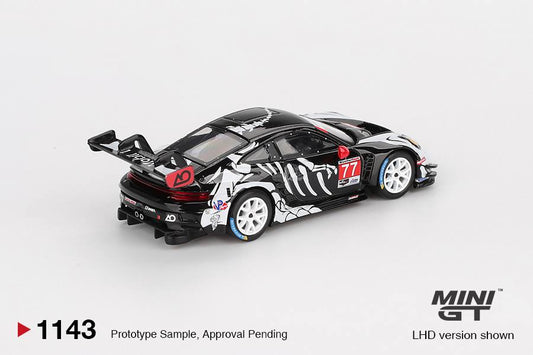 MiniGT 1:64 Porsche 911 GT3 R #77 AO Racing 2025 IMSA Petit Le Mans