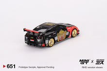 Load image into Gallery viewer, (Preorder) Mini GT 1:64 LB-Silhouette WORKS GT NISSAN 35GT-RR Ver.1 “BARONG”  MINI GT x MIZU Diecast
