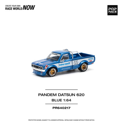 POPRACE 1/64 Pandem Datsun 620 – Blue
