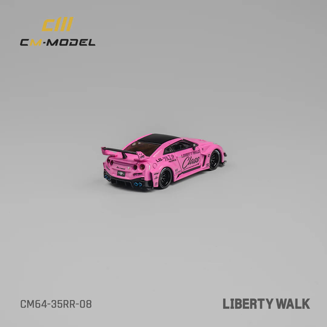 CM Model 1:64 Nissan LBWK GT35RR Pink – DiecastTalk