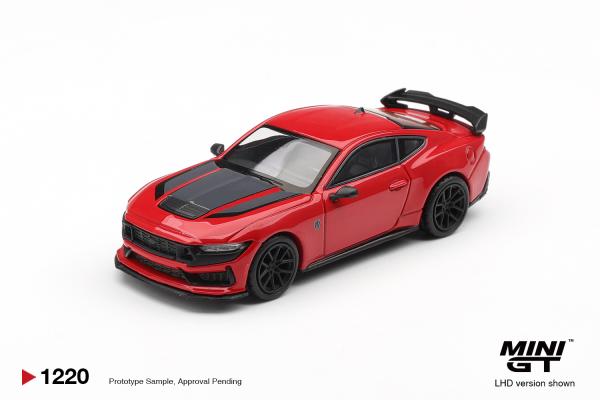 Mini GT 1:64 Ford Mustang Dark Horse Race Red