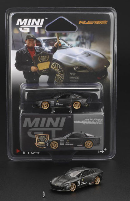 Mazda RX-7 RE Amemiya Matsukiyo KOKU 3 Rotor NA-7 with Trophy TAS 2025 Best Tuned Car Award RE Amemiya Exclusive