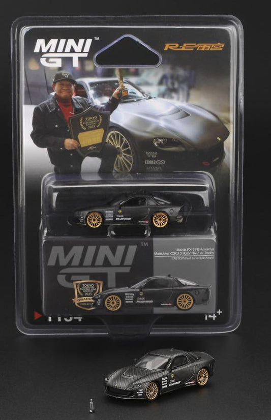 Mazda RX-7 RE Amemiya Matsukiyo KOKU 3 Rotor NA-7 with Trophy TAS 2025 Best Tuned Car Award RE Amemiya Exclusive