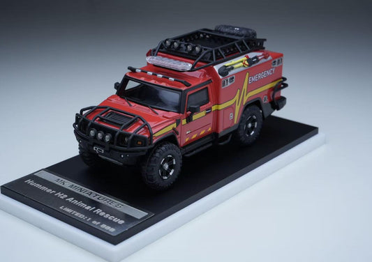 MK Miniatures 1:64 Hummer H2 Rescue