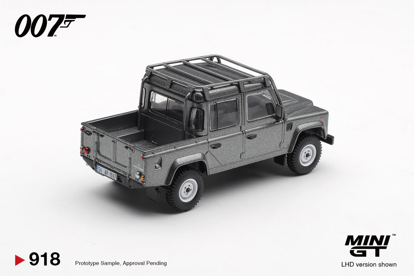 Mini GT 1:64 Land Rover Defender 110 Crew Cab “Skyfall” English Packaging (Copy)