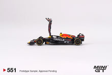 Load image into Gallery viewer, Mini GT 1:64 Oracle Red Bull Racing RB18 #11 Sergio Pérez 2022 Monaco Grix Winner – MiJo Exclusives