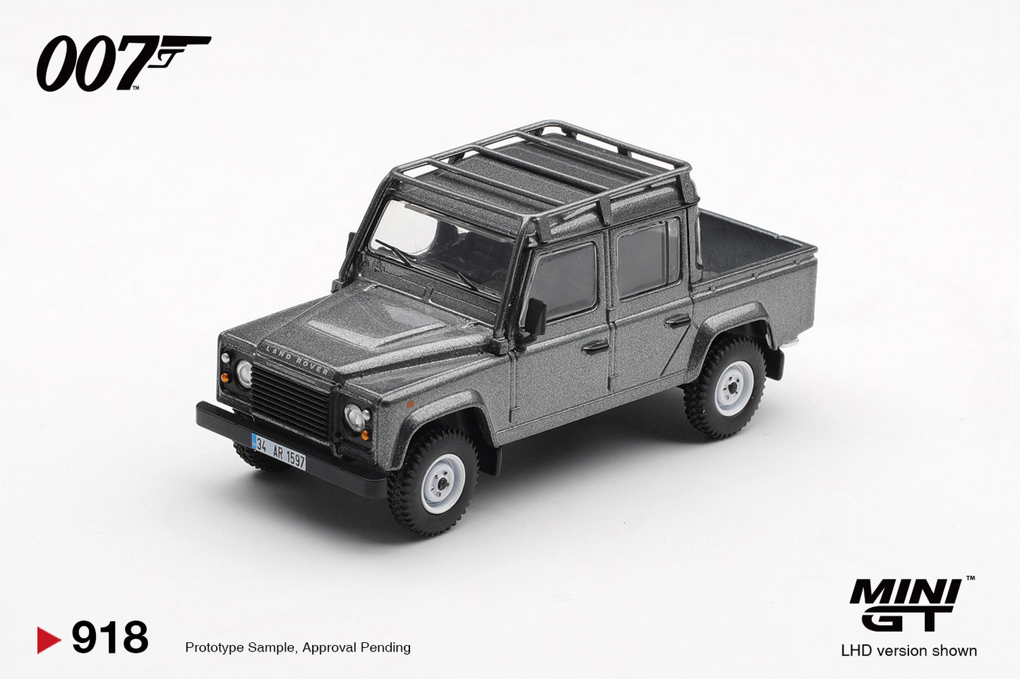 Mini GT 1:64 Land Rover Defender 110 Crew Cab “Skyfall” English Packaging (Copy)