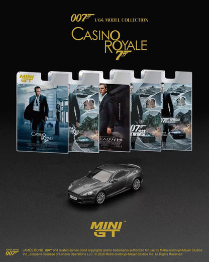 Mini GT 1:64 Aston Martin DBS “Casino Royale” English Packaging