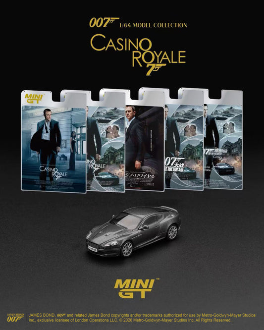 Mini GT 1:64 Aston Martin DBS “Casino Royale” English Packaging